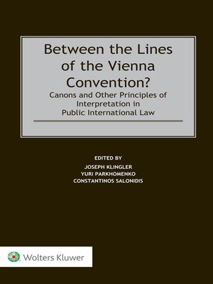 cover image of Between the Lines of the Vienna Convention?